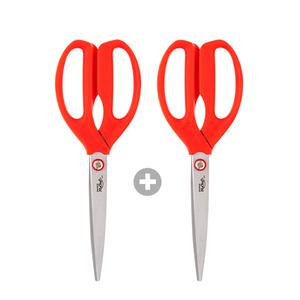 [35%+찜5%] 도루코 마스터가위 120S 레드 1+1