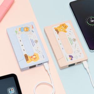 카카오프렌즈 카세트형 보조배터리 10000mAh 기내반입 가능/KC인증완료 안전한 보조배