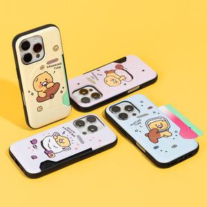 카카오프렌즈 춘식이 데일리 투카드 마그네틱 맥세이프 범퍼 케이스 아이폰17/16/15/1