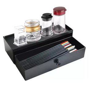 수저통 젓가락 서랍형 선반 식당 업소용 정리함 상자 식당 식기 호텔 레스토랑