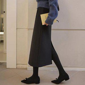 [JUST BETTER] 치즈 스판 밍크안감 스커트