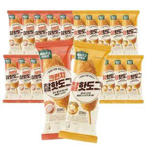 [내일도착] 올반 크런치핫도그 10봉 + 찰핫도그 10봉 (총 20봉)