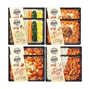 온더고 신상혼합8(오색비빔밥2,차돌깍두기2,치즈닭갈비2,오징어제육2)