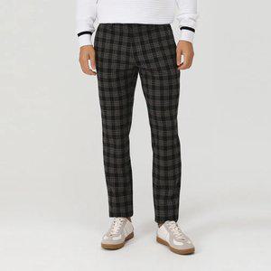 [엘르골프] 남성 체크 스판 팬츠_6J51604