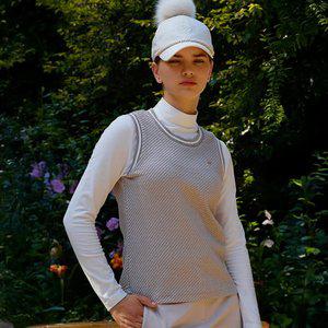 [엘르골프] 여성 레이어드 목크넥 티셔츠_6I65404