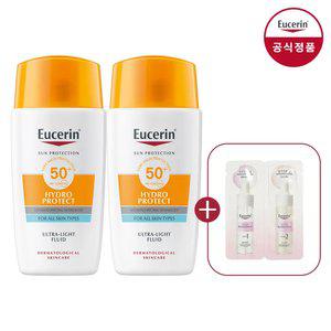 유세린 선 페이스 하이드로 프로텍트 SPF50+ 50ml 2개 + 이븐 래디언스 듀오 앰플 사쉐
