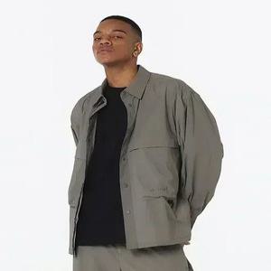 오프로드 포켓 셋업 셔츠 (카키)_5LA1512