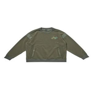 ㅇㅍㄹㄷ 숄더 배색 긴팔티 (카키)_5JC5304