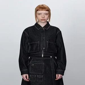 유틸리티 크롭 데님 자켓_5K52611