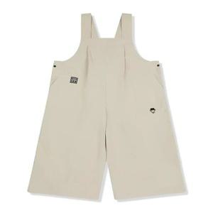 여성 와샤 나일론 서스펜더 와이드 핏 오버롤 (베이지)_5K62913