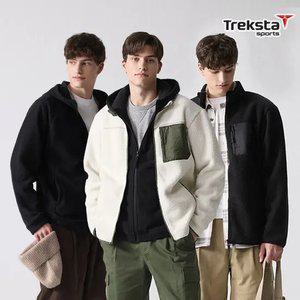 [트렉스타] 25FW 남성 웜스타 보아 본딩 플리스자켓 2종 택일