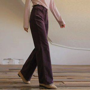 데리 인밴딩 스판골덴 부츠컷팬츠