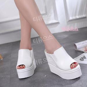 15cm 웨딩촬영 통굽슬리퍼 웨딩슈즈티류으스