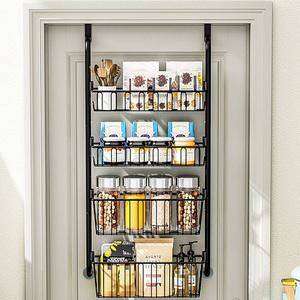 미라클 훅 문걸이형 다용도 수납선반 틈새공략 거치방식 정리함 미끄러방지 분리형 선