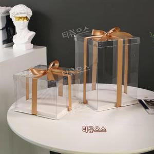 8인치 12인치 생일케이크 투명 상자 50개 세트 베이킹 티류으스