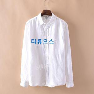 린넨셔츠 남자남방 투포켓 긴팔 마 티류으스