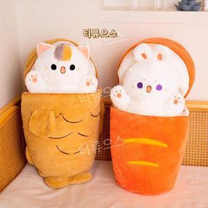 선물  인형 고양이 붕어빵 대형인형 애착인형 인형쿠션 바디필로우 티류으스