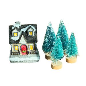 잇템 크리스마스 장식 감성 데코 미니 조명 트리 세트 (ip047-I)