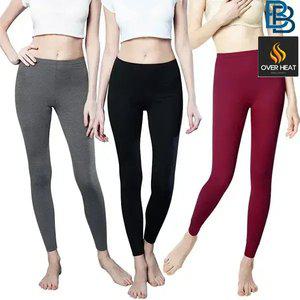 비앤비 오버히트 여성 피치 기모타이즈/여성 발열 타이즈/겨울 기모 하의