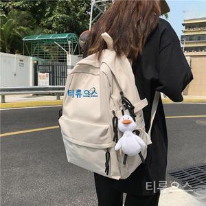 초등 고학년 책가방 중학생 가방  여자 남자 스마일 백팩 베이지 입학선물 티류으스