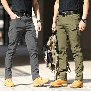 남자 봄 가을 카고 작업복 근무복 바지 밀리터리 등산 아웃도어 팬츠 건빵