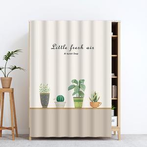 책장 선반 옷장 가림막 커튼 일체형 벨크로타입 가리개