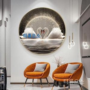 보석십자수 5종택1 금슬 사랑 백조 원형도안 한쌍 선물 키트 DIY 세트 티류으스