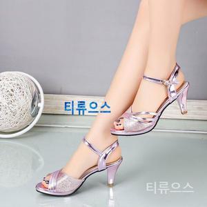 티류으스 신발 여성 스포츠댄스구두 라틴댄스화 라인댄스샌들 여름