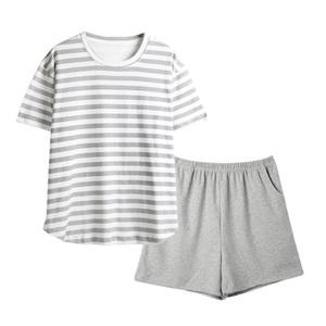 홈웨어상하세트 캡내장잠옷 반팔 반바지 노브라티셔츠 브라캡 파자마