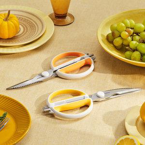 [35%+찜5%] NEW출시 (1+1) 도루코 포켓 가위 95ST (오렌지+옐로우) 미세톱날/분리형