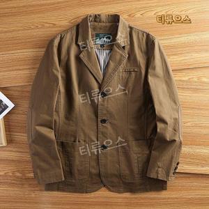 남성 면자켓 세미오버핏 테일러드룩  티류으스