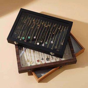 가죽 목걸이보관함 악세사리 디스플레이 보석함