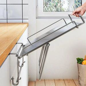 원룸 미니조리대 접이식 조리대 정리선반 무타공 싱크대 거치대 랙 주방