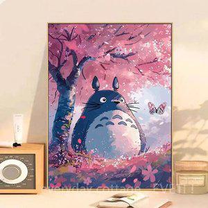 그림 색칠하기 벚꽃 DIY명화그리기 지브리