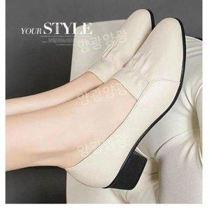 패션 여성 앵글부츠 스판 앵클부츠 4cm 여자 구두