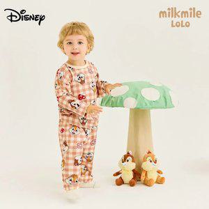 [밀크마일로로] [디즈니]칩앤데일 웃음가득 피치웜 실내상하복