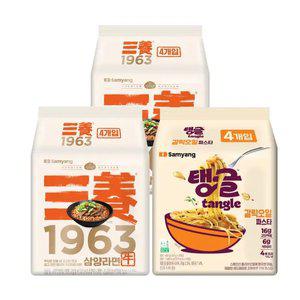 삼양 1963 8입 + 탱글 갈릭오일 파스타 4입