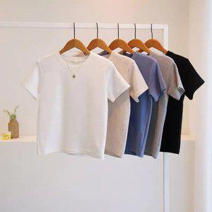 [잇수다] 엘도 피치 기모 스판 반팔/긴팔 기본티셔츠