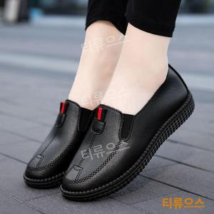 중년 엄마 할머니 신발 컴포트화 선물 발편한 부모님 가죽 어르신 70대 노인 여성 티류