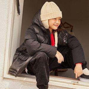 [지오다노주니어] 03072909 미드렝스 다운 후드자켓(공용)