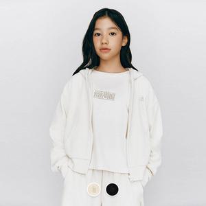 [지오다노주니어] 03325502 벨루어 후드집업(여아)