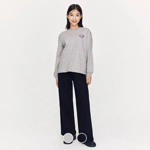 [지오다노주니어] 03415902 여아 언브러시드 테리 와이드 팬츠