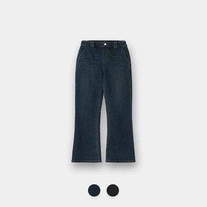 [지오다노주니어] 03415930 여아 코튼 스판 부츠컷 기모 데님