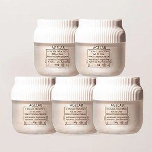 [탄력미백보습](5개) 스네일 뮤신 영양크림 50g (총5개)