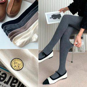 [국내생산/고퀄리티] 캐시미어 니트 타이즈 4color 겨울 유발 팬티 스타킹 가을 겨울