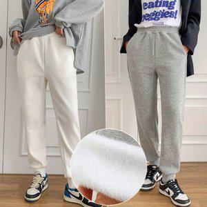 시그니처 융털 조거 팬츠 4color / 국내생산 남녀공용 F XL 겨울 융기모 트레이닝바지