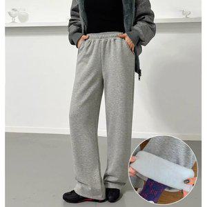 [국내생산] 시그니처 융기모 와이드 팬츠 3color 3단계사이즈 겨울 베이직 트레이닝 일