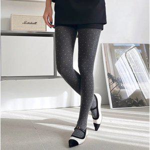 도트 코튼타이즈 3color 포인트 땡땡이 유발 팬티 스타킹