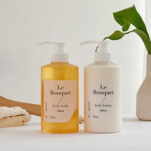 [바디 SET] 먼스앤데이즈 르 부케(플로럴향) 퍼퓸케어 바디 세트(샴푸 500ml + 컨디셔