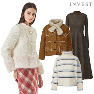 [인베스트] 연말까지 걱정없는 겨울 신상 컬렉션! 니트/원피스세트/퍼코트외
